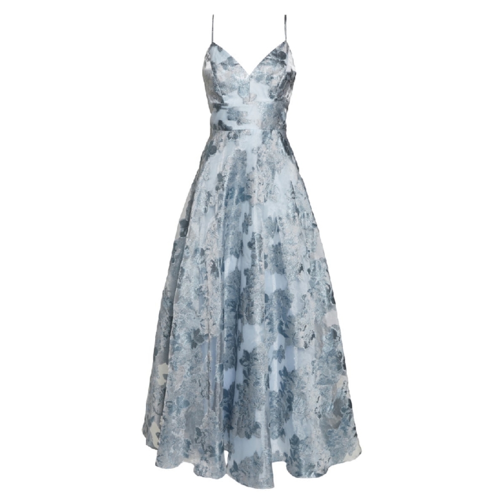 Eliza J Blue Spaghetti Strap Maxi Dress - Picture 7 of 8